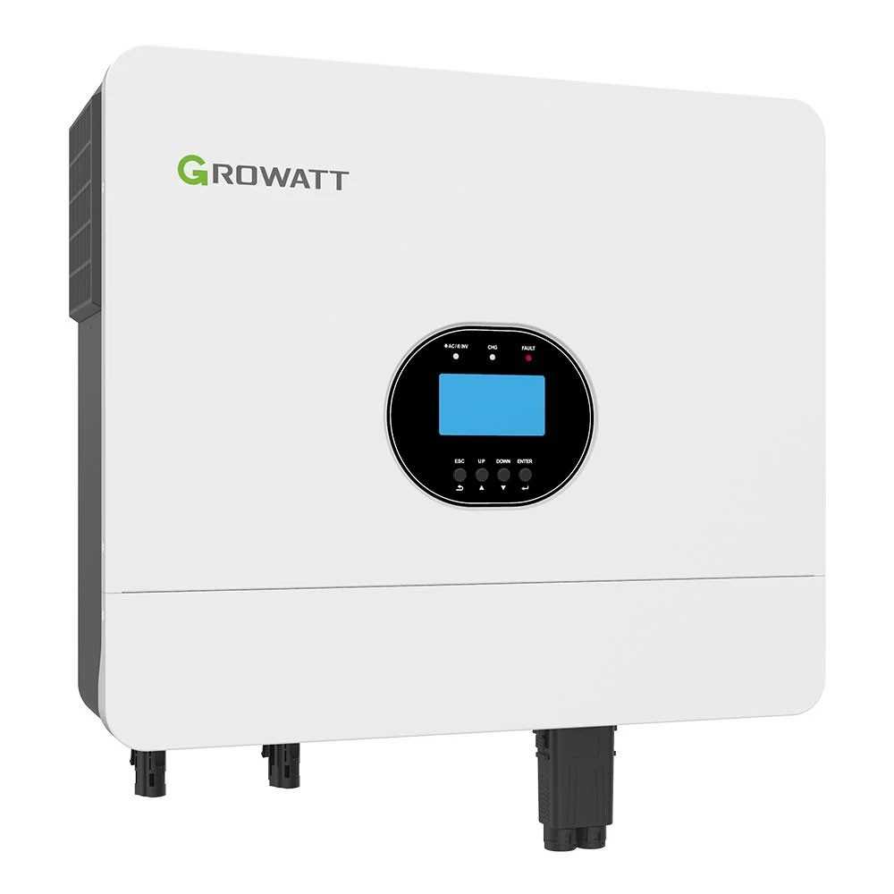 Growatt SPF 6000 ES Plus 6kW 48Vdc Single Phase Hybrid Inverter Off-grid All in One