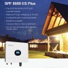 Growatt SPF 6000 ES Plus 6kW 48Vdc Single Phase Hybrid Inverter Off-grid All in One