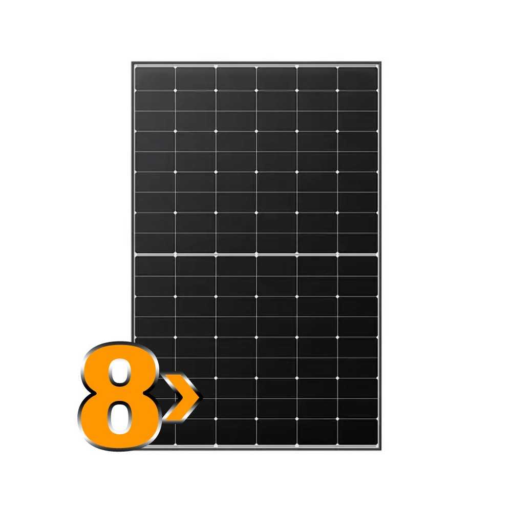 LONGi LR5-54HTH 430W Black Frame Hi-MO6 Explorer Pannello Solare min 8pz