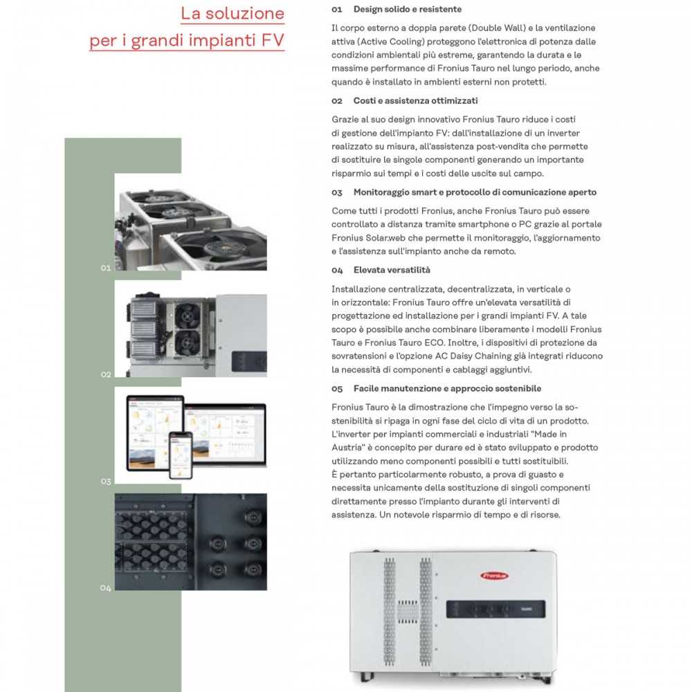 Fronius TAURO ECO 50-3-D STRING INVERTER DECENTRALIZED 50.0kW MPN 4,210,306