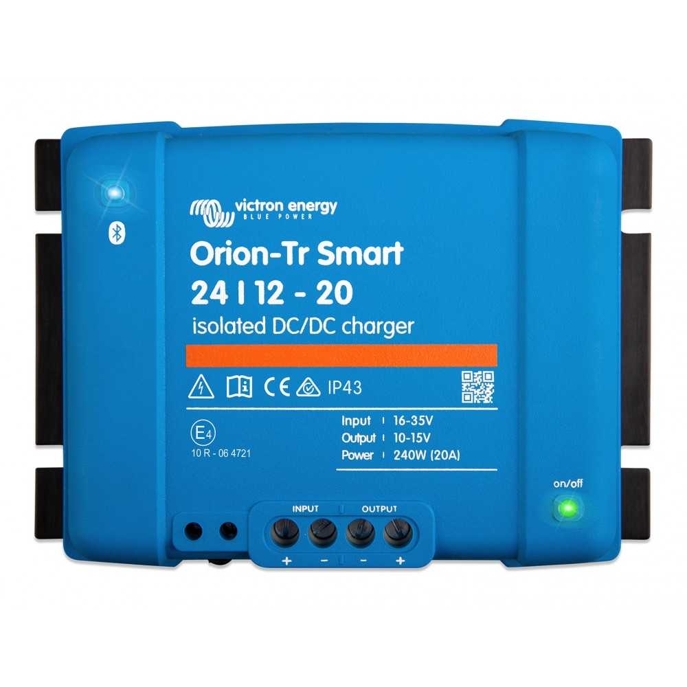 Victron Orion-Tr Smart 24/12-20 20A 240W Isolated DC-DC Charger with Bluetooth