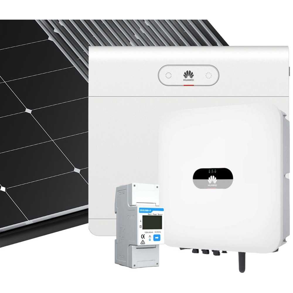 6kW 6880W Single Phase OnGrid Photovoltaic Kit with Huawei 7kW Battery Storage