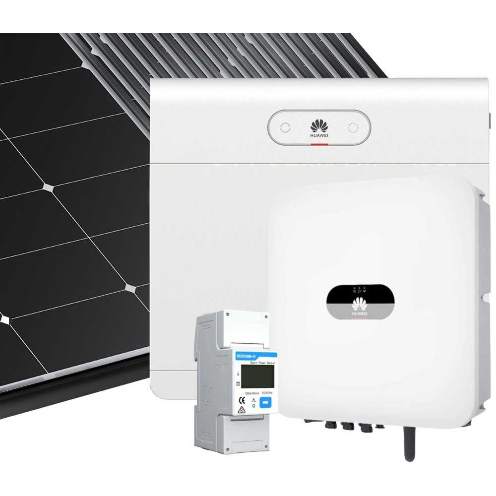 6kW 7200W Single-Phase On-Grid Photovoltaic Kit with Huawei 7kW Battery Storage