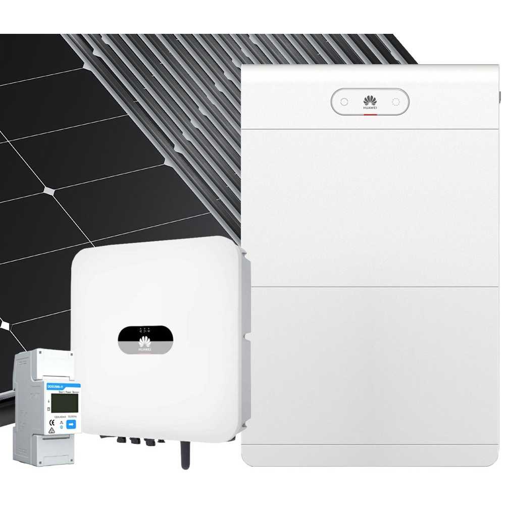 Kit fotovoltaico 6kW 7740W Monofase OnGrid con Accumulo Batteria Huawei 14kW