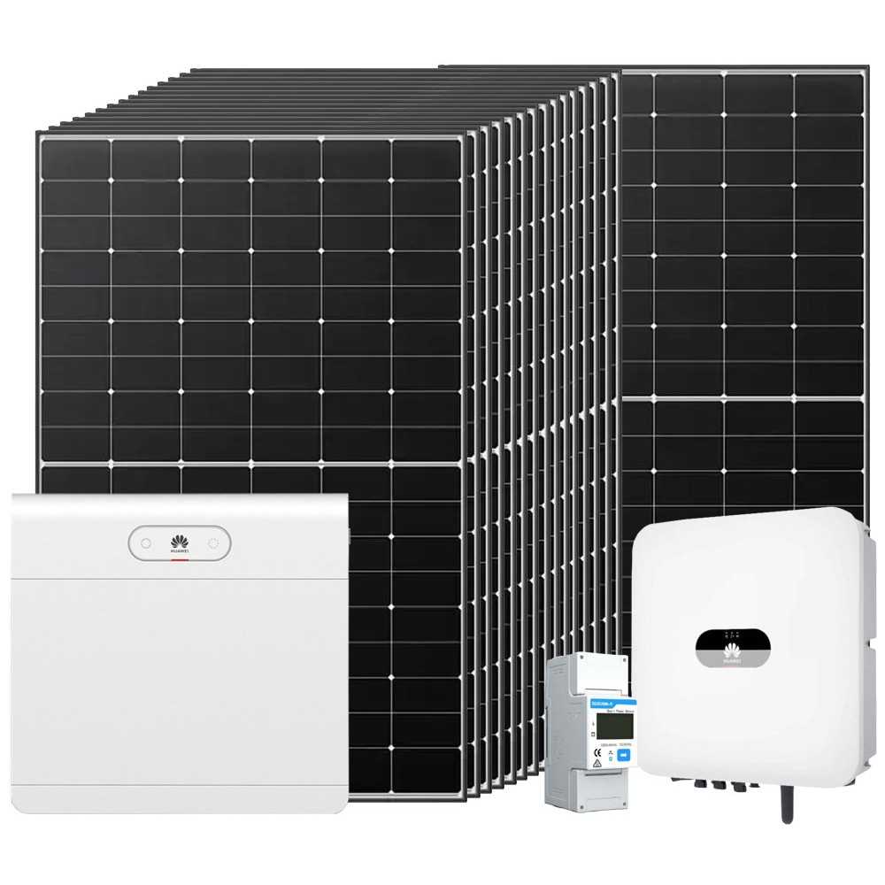 Kit fotovoltaico 6kW 6880W Monofase OnGrid con Accumulo Batteria Huawei 7kW