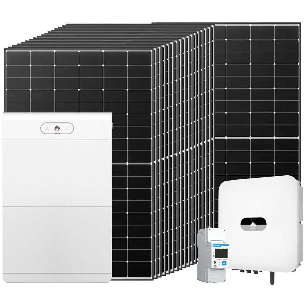 Kit fotovoltaico 6kW 7740W Monofase OnGrid con Accumulo Batteria Huawei 14kW