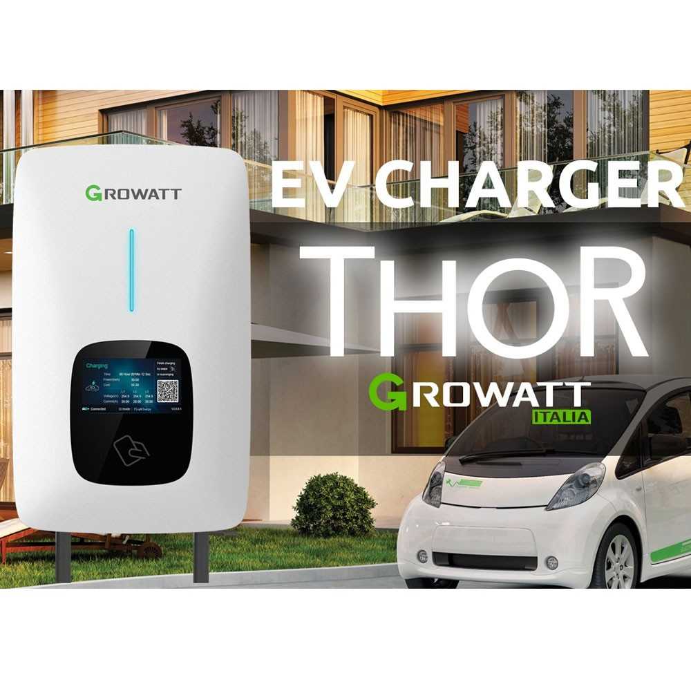 Growatt THOR 22AS-S-V1 22kW Three-Phase Smart EV Charger without cable