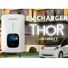 Growatt THOR 22AS-S-V1 22kW Presa No Cavo Caricabatterie Auto Trifase Smart EV Charger