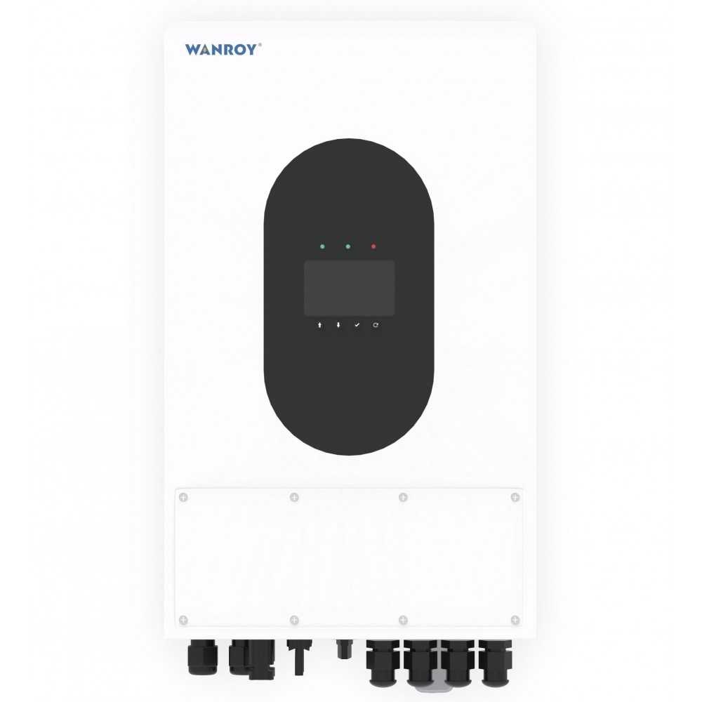 Wanroy WYIN5K 5000/7000W CEI-021 Single-Phase Hybrid Inverter with Backup