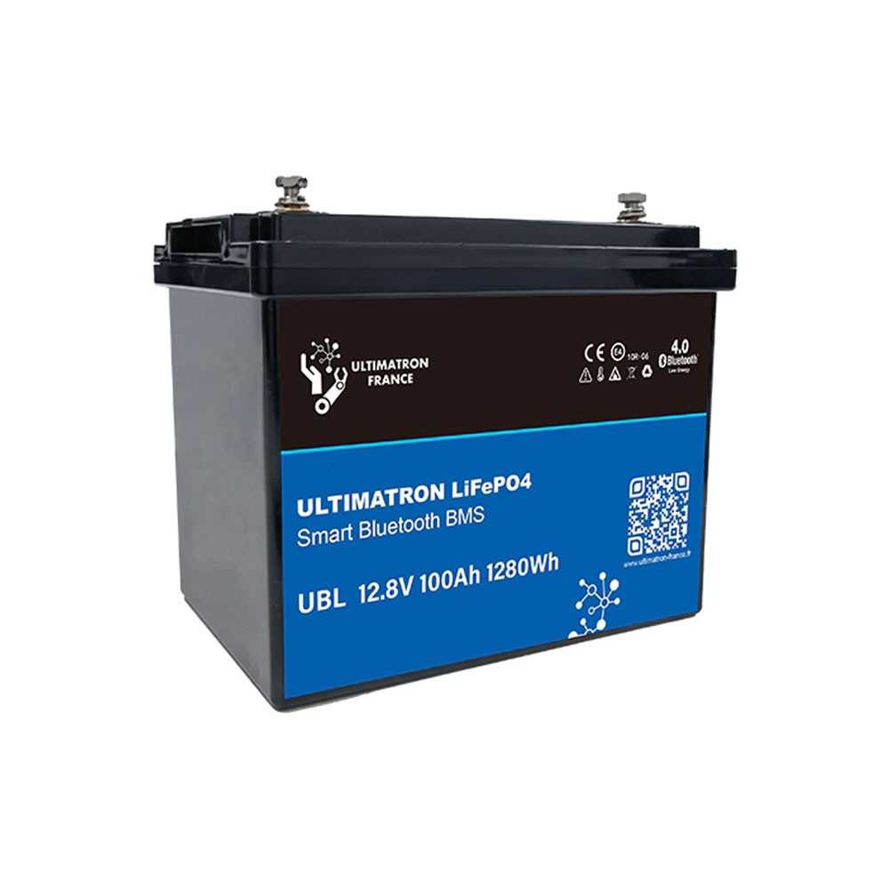 Ultimatron LiFePO4 12V 100Ah UBL-12-100-PRO Lithium Battery BMS Smart Bluetooth 1280Wh