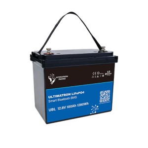 Ultimatron LiFePO4 12V 100Ah UBL-12-100-PRO Lithium Battery BMS Smart Bluetooth 1280Wh (iva10)
