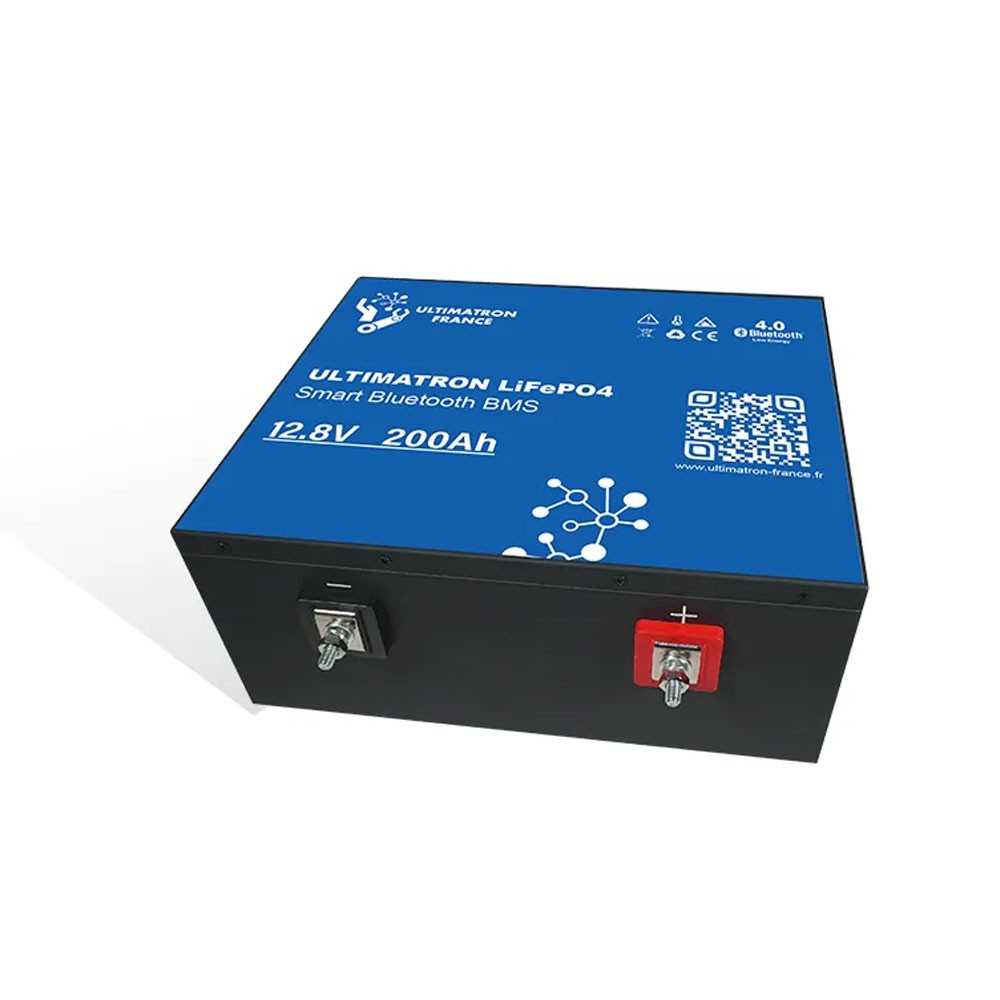 Ultimatron LiFePO4 12V 200Ah ULM-12-200 METAL Lithium Battery BMS Smart Bluetooth 2560Wh