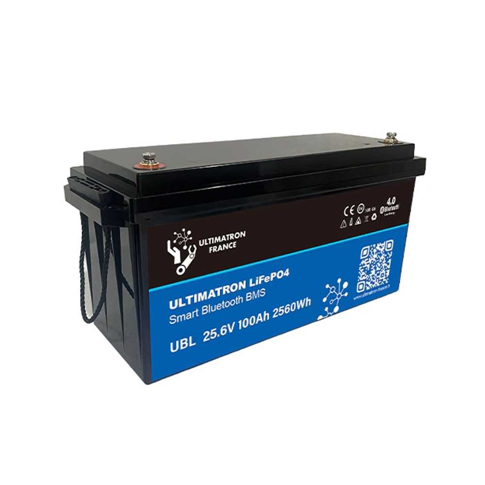 Ultimatron LiFePO4 24V 100Ah UBL-24-100-PRO Lithium Battery BMS Smart Bluetooth 2560Wh