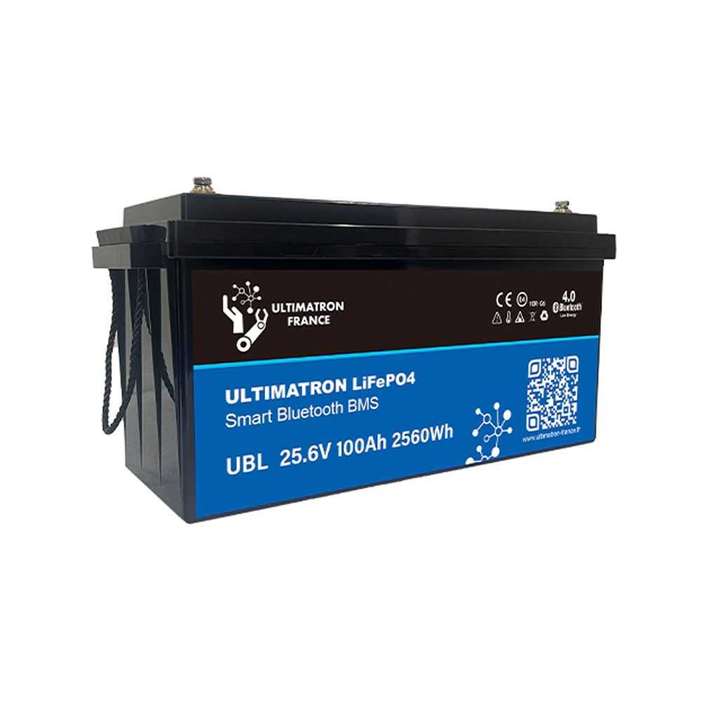 Ultimatron LiFePO4 24V 100Ah UBL-24-100-PRO Batteria al Litio BMS Smart Bluetooth 2560Wh