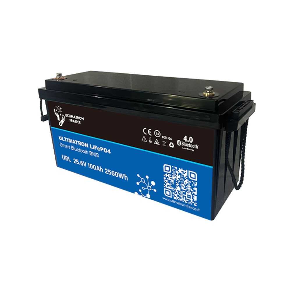 Ultimatron LiFePO4 24V 100Ah UBL-24-100-PRO Lithium Battery BMS Smart Bluetooth 2560Wh