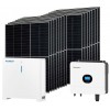 Kit fotovoltaico 6kW 6560W Monofase Off-Grid con accumulo 5kW Growatt Wanroy Per baita o casa isolata