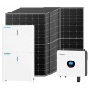 Kit fotovoltaico 6kW 6880W Monofase Off-Grid con accumulo 10kW Growatt Wanroy Per baita o casa isolata