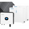 Kit fotovoltaico 6kW 6880W Monofase Off-Grid con accumulo 10kW Growatt Wanroy Per baita o casa isolata