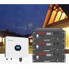 Kit fotovoltaico 6kW 7740W Monofase Off-Grid con accumulo 15kW Growatt Wanroy RACK Per baita o casa isolata