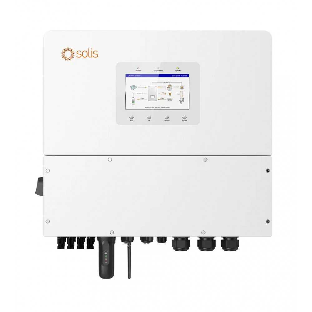 Solis S6-EH3P15K-H 15kW 30000W Inverter Ibrido Trifase 4MPPT Backup