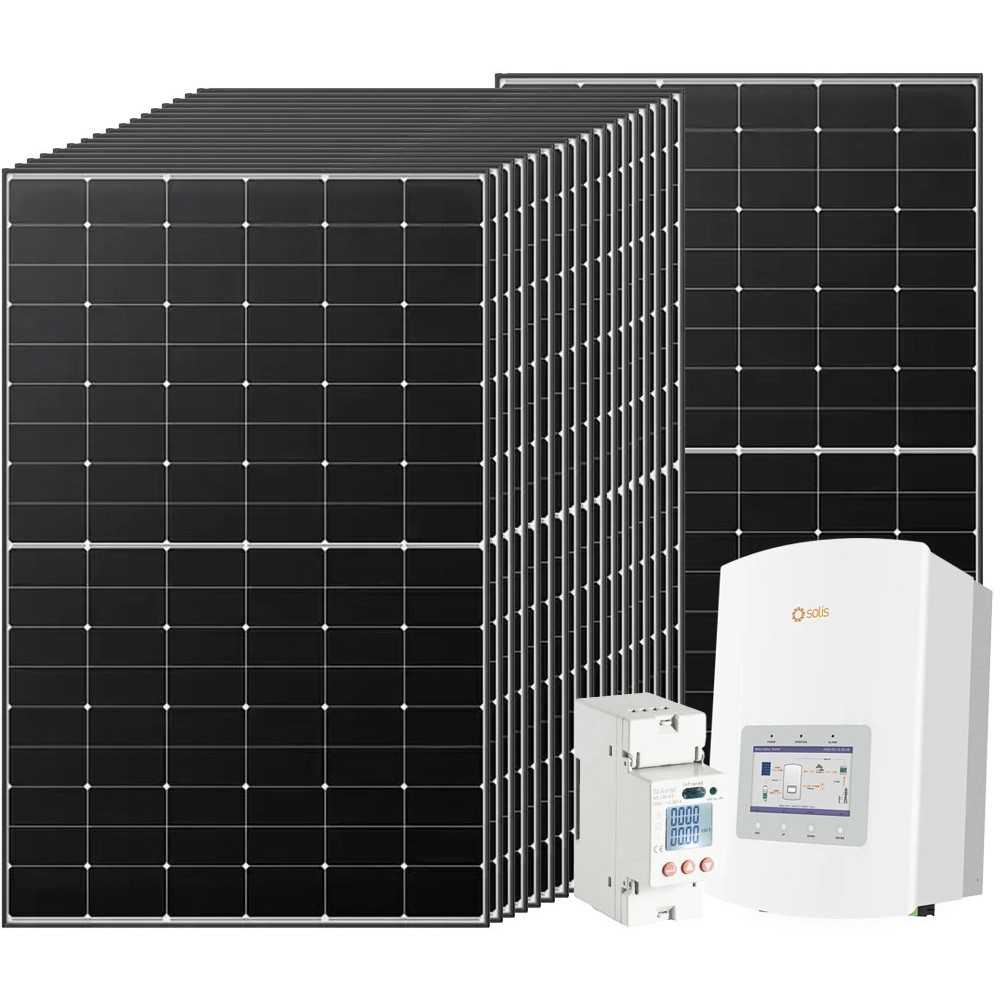 6kW 7740W Single Phase On-Grid photovoltaic kit Solis Inverter Battery Ready