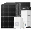 Kit fotovoltaico 6kW 6880W Monofase OnGrid Inverter SOLIS con Backup + Batteria Pylontech 10.65