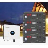 Kit fotovoltaico 6kW 7740W Monofase Off-Grid con accumulo 20kW Growatt Wanroy RACK Per baita o casa isolata