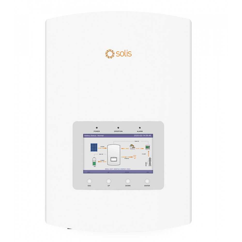 Solis 6kW Dyness Battery 9.6 kWh ON-GRID CEI-021 Single-phase storage system photovoltaic kit