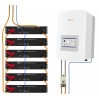 Solis 6kW batteria Dyness 14.4kWh ON-GRID CEI-021 Sistema di accumulo monofase kit fotovoltaico