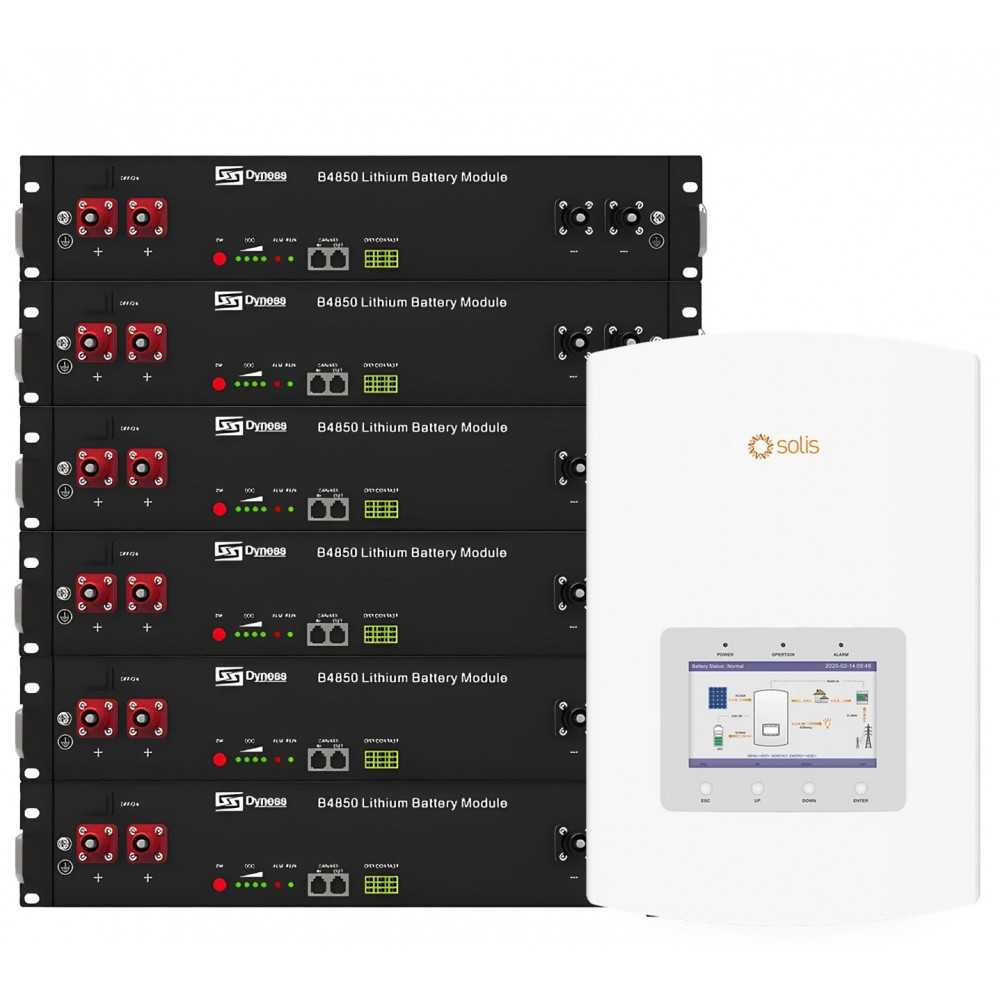 Solis 6kW Dyness Battery 14.4kWh ON-GRID CEI-021 Single-phase storage system photovoltaic kit