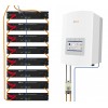 Solis 6kW batteria Dyness 19.2kWh ON-GRID CEI-021 Sistema di accumulo monofase kit fotovoltaico