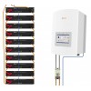 Solis 6kW batteria Dyness 24kWh ON-GRID CEI-021 Sistema di accumulo monofase kit fotovoltaico