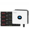 Growatt 6kW batteria Dyness 9.6kWh OFF-GRID Sistema di accumulo monofase kit fotovoltaico