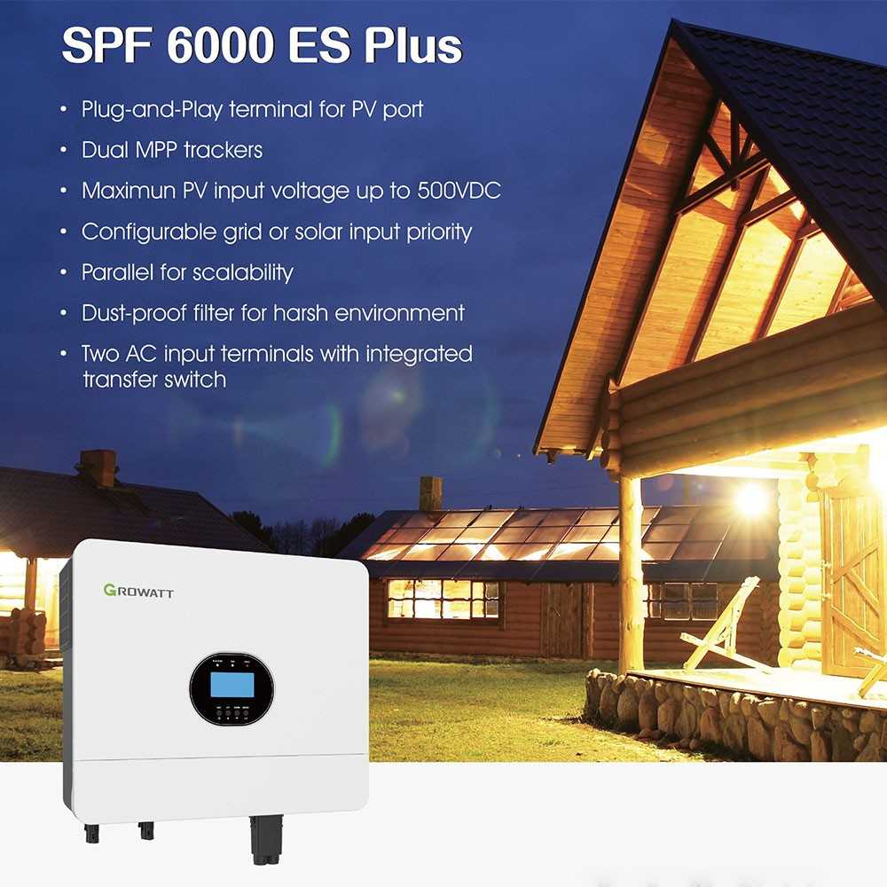 Growatt 6kW batteria Dyness 9.6kWh OFF-GRID Sistema di accumulo monofase kit fotovoltaico