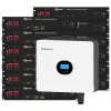 Growatt 6kW batteria Dyness 28.8kWh OFF-GRID Sistema di accumulo monofase kit fotovoltaico