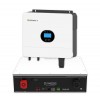 Growatt 6kW batteria Dyness 30.72kWh OFF-GRID Sistema di accumulo monofase kit fotovoltaico