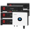 Growatt 6kW batteria Dyness 25.60kWh OFF-GRID Sistema di accumulo monofase kit fotovoltaico