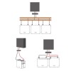 Growatt 6kW batteria Dyness 10.24kWh OFF-GRID Sistema di accumulo monofase kit fotovoltaico