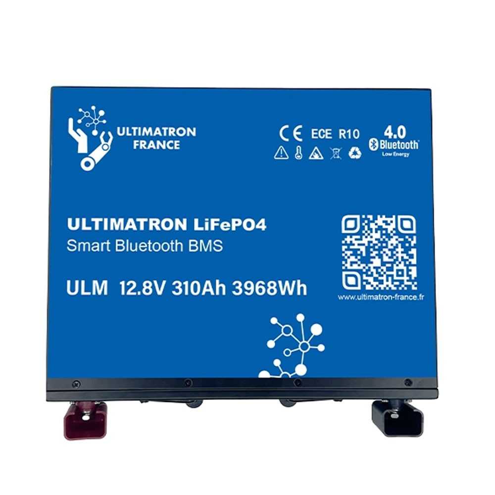 Ultimatron LiFePO4 12V 310Ah ULM-12-310 METAL Batteria al Litio BMS Smart Bluetooth 3968Wh