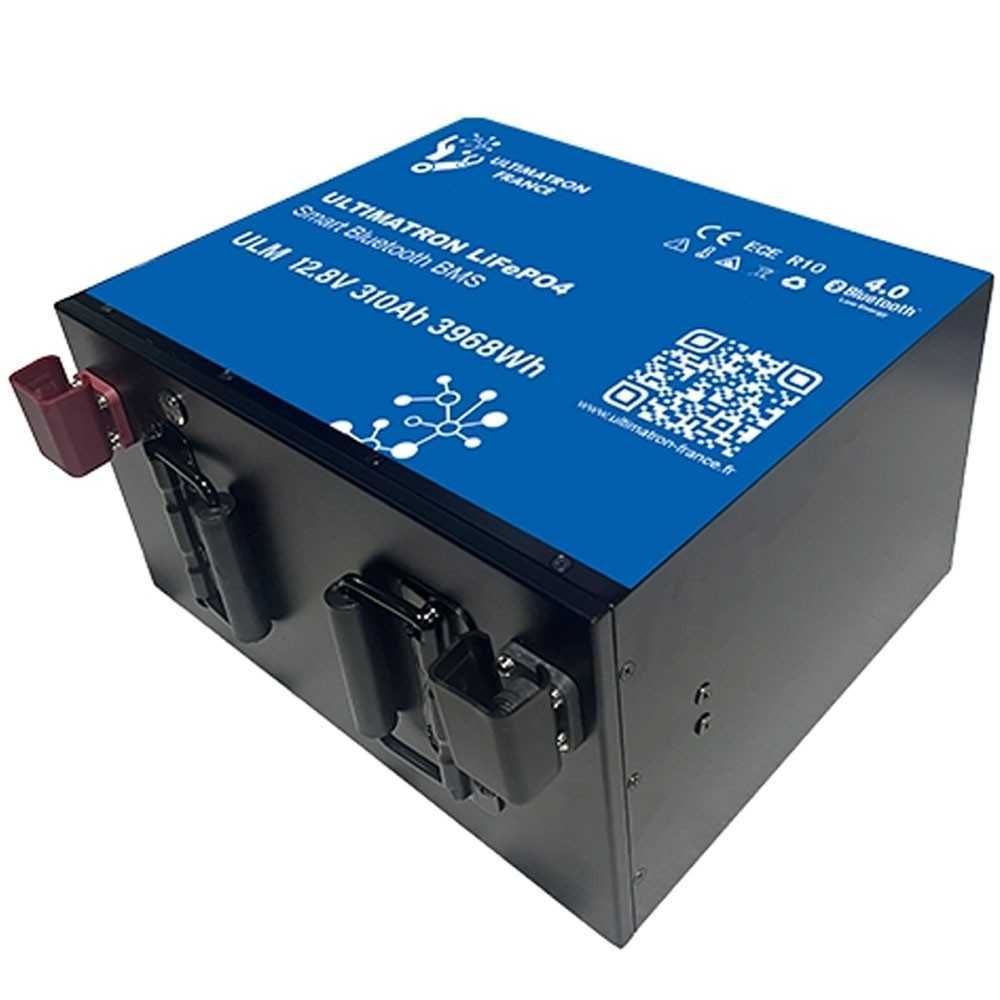 Ultimatron LiFePO4 12V 310Ah ULM-12-310H METAL Lithium Battery BMS Smart Bluetooth 3968Wh