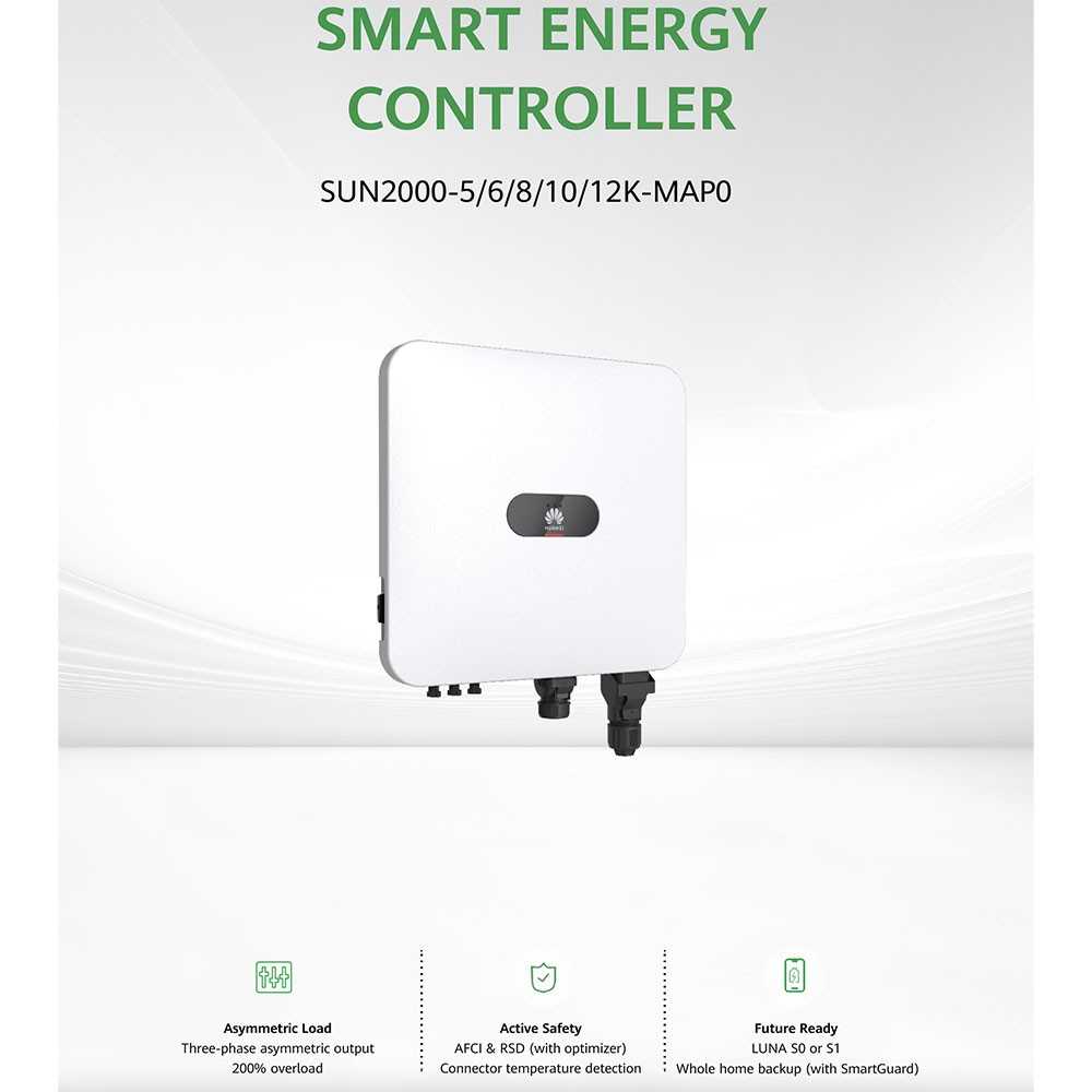 Huawei SUN2000-6K-MAP0 6kW 11000Wp 2MPPT 3-Phase Hybrid Inverter