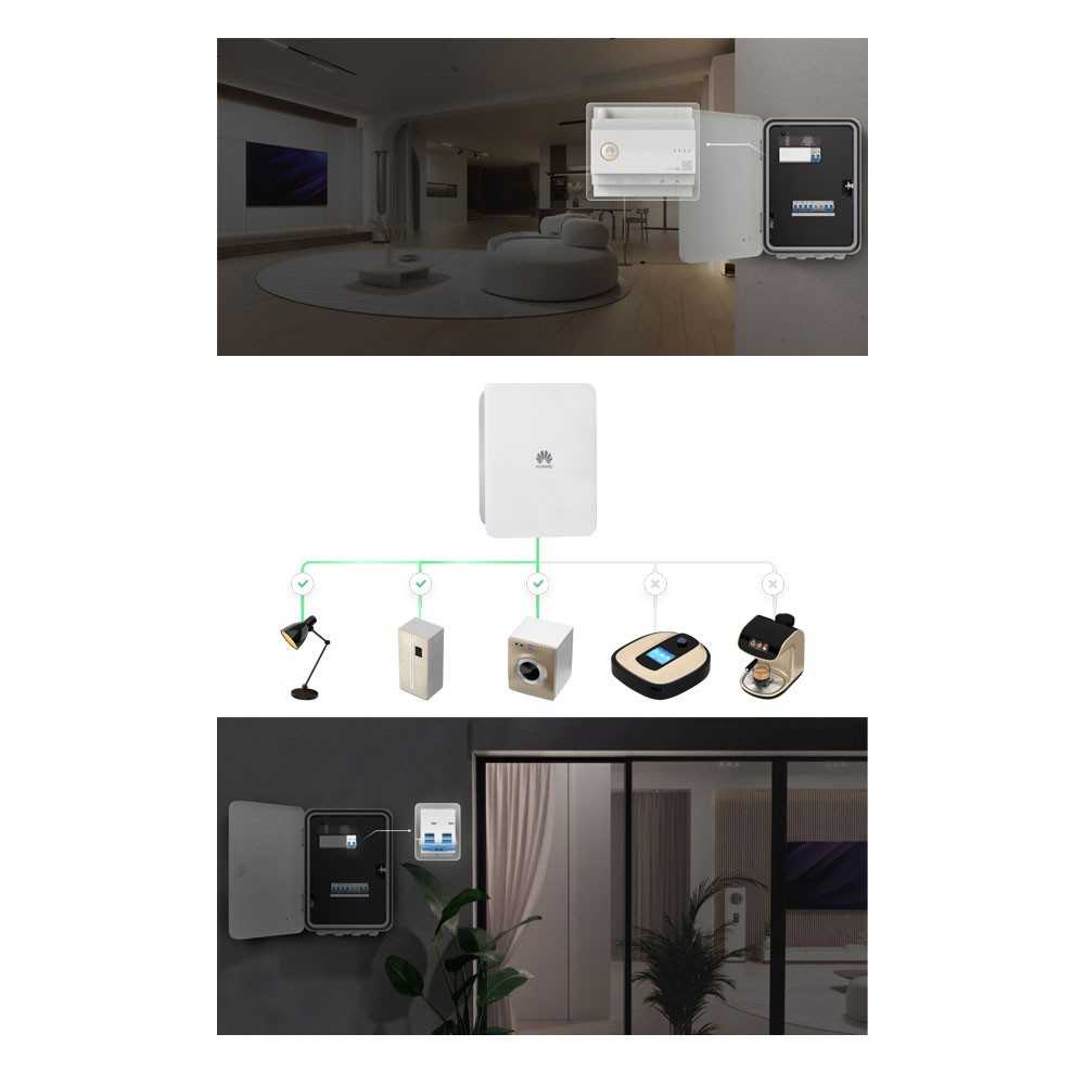 Huawei Backup SmartGuard-63A-S0 Monofase per SUN2000 L1 MPN 01076625