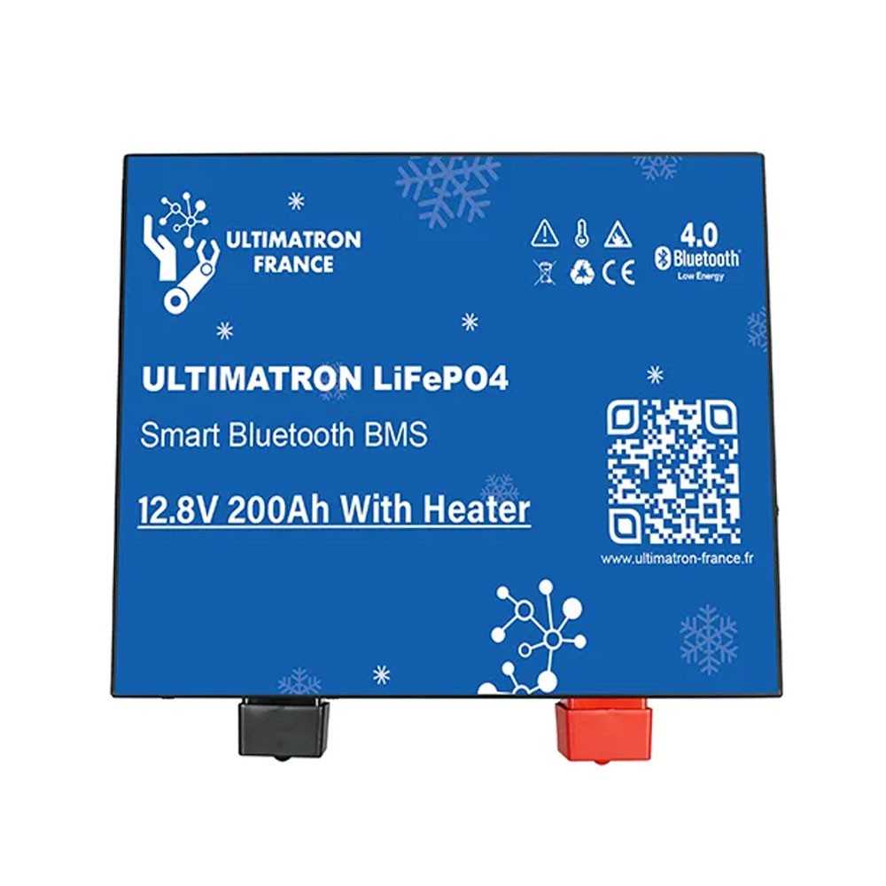 Ultimatron LiFePO4 12V 200Ah ULM-12-200H Lithium Battery BMS Smart Bluetooth Camper Van