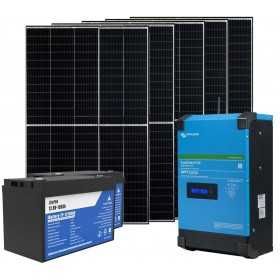24V 2kW Photovoltaic Kit with 3kVa Inverter 2560Wh LiFePO4 Battery