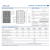 JA SOLAR 450W Full Black bifacciale N-Type Glass-Glass Pannello Solare min 8pz