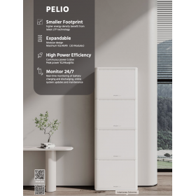 Pylontech PELIO 51.2V 20.48kWh GROUND KIT Batteria a basso voltaggio