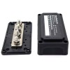 BusBar Box 4xM8 Cable connection distribution box 48V max 200A Black