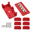 BusBar Box Rot 4xM8 Cable connection distribution box 48V max 200A Red