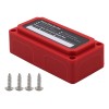 BusBar Box Rot 4xM8 Cable connection distribution box 48V max 200A Red
