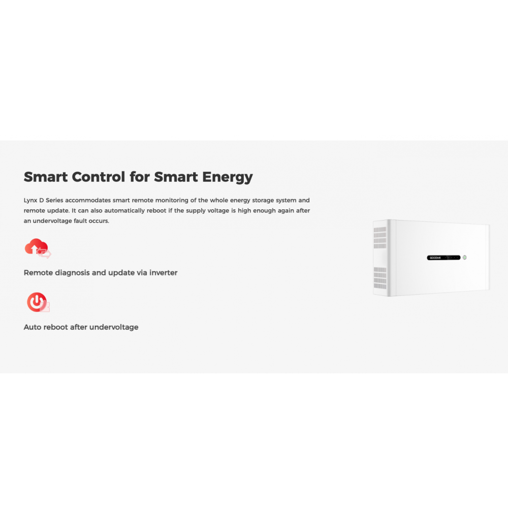 GoodWe Modulo Batteria GW-LXD5.0-10 5kWh IP66 high-voltage battery